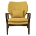 Eldra Accent Chair - Mustard Fabric - Mid-Century Modern - CAB4544