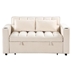 Maravella 55" 4-1 Multi-functional Sofa Bed - Milky White with Cup Holder and USB Port