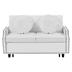 Ravelle 54" Loveseat Sofa Bed - Beige Matte Velvet Fabric