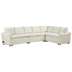 Cannelle 124" Sectional Sofa Bed - Beige Chenille Fabric