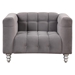 Nyranda 42" Modern Sofa - Dutch Fluff Upholstered - Gray - CAB5024