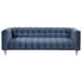 Nyranda 89" Modern Sofa - Dutch Fluff Upholstered - Blue - CAB5031