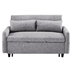 Volana 55" Loveseat Sofa Bed - Grey Microfiber Fabric