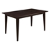 Gabriel 59"W x 35"L Rectangular Wood Dining Table - Cappuccino