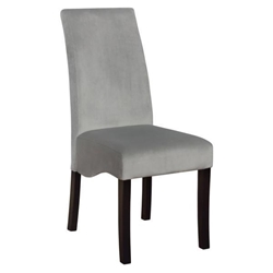 Stanton Velvet Upholstered Dining Side Chair - Grey - Set of 2 