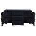 Stanton 3-Drawer Sideboard Buffet Storage Cabinet - Black - COA1125