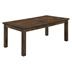 Coleman 78"W x 39"L Rectangular Dining Table - Rustic Golden - Brown