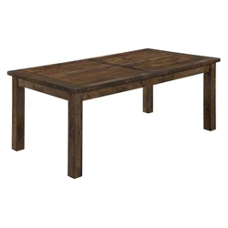 Coleman 78"W x 39"L Rectangular Dining Table - Rustic Golden - Brown 