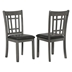 Lavon Wood Dining Side Chair Medium Grey - Set of 2