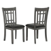 Lavon Wood Dining Side Chair Medium Grey - Set of 2 - COA1334