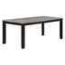 Elodie 60"W x 38"L Rectangular Extension Leaf Dining Table Black