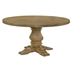 Florence 59" Round Wood Dining Table - Rustic Honey