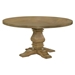 Florence 59" Round Wood Dining Table - Rustic Honey - COA1712