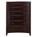 Phoenix 6-Drawer Bedroom Chest - Cappuccino