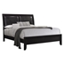 Briana Wood California King Panel Bed - Black