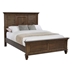 Franco Wood Eastern King Panel Bed Burnished Oak