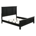 Sandy Beach Wood Queen Panel Bed - Black - COA2015