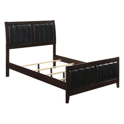 Carlton 4-Piece Full Bedroom Set - Cappuccino 