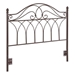 Zola Metal Queen or Full Open Frame Headboard - Brown - COA3963