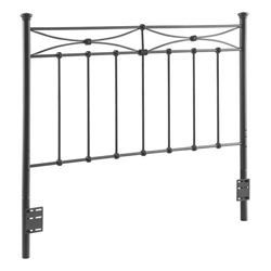 Lane Metal Queen or Full Open Frame Headboard - Rustic Bronze - Brown 