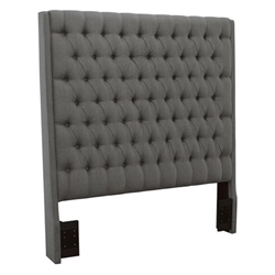 Camille Upholstered Queen Panel Headboard - Grey 