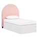 June Upholstered Twin Panel Headboard - Blush - Pink - COA4312