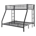 Hayward Metal Twin Over Full Bunk Bed - Black