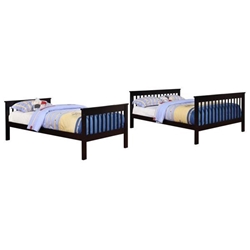 Chapman Wood Twin Over Full Bunk Bed - Black 