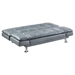 Dilleston Loveseat Sofa Bed - Grey Leatherette - COA4743