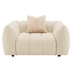 Winchester Boucle Upholstered Chair and a Half - Sand Pebble - Beige