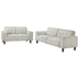 Deerhurst Upholstered Track Arm Sofa Set - Greige - Beige - 2-Piece