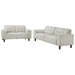 Deerhurst Upholstered Track Arm Sofa Set - Greige - Beige - 2-Piece - COA5044