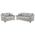 Tomkins Boucle Upholstered Sofa Set - Light Grey - 2-Piece