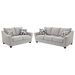 Tomkins Boucle Upholstered Sofa Set - Light Grey - 2-Piece - COA5059