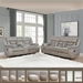 Greer Upholstered Reclining Sofa Set - Taupe - 2-Piece - COA5534