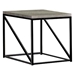 Birdie Square Engineered Wood End Table - Sonoma - Grey - COA5666