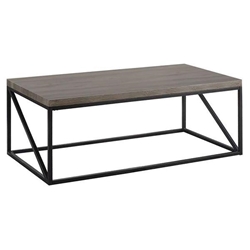 Birdie Rectangular Engineered Wood Coffee Table - Sonoma - Grey 