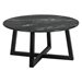 Skylark Round Marble - like SmartTop Coffee Table - Black - COA5697