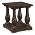 Walden Rectangular Wood Side End Table - Coffee - Brown