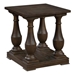 Walden Rectangular Wood Side End Table - Coffee - Brown - COA5973