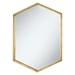 Bledel Heagonal Wall Mirror - Gold - COA6330