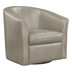 Turner Upholstered Barrel Back Swivel Chair - Champagne