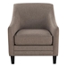 Liam Upholstered Sloped Arm Accent Club Chair - Camel - Black Finish Legs - Brown - COA6370