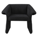 Ramsey Upholstered Sloped Arm Accent Chair - Black - COA6435