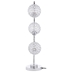 Amberley 3-Light Curvy Metal Table Lamp - Silver - Chrome Finish