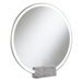 Jocelyn Round LED Vanity Mirror - White Marble Base - Chrome - Silver - COA6868