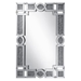 Jackie Acrylic Crystal Frame Wall Mirror - Silver - COA6881