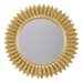 Tuscany Sunburst Wall Mirror - Gold Finish Frame - Silver - COA6883