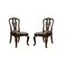 Raene Traditional Upholstered Side Chairs - Set of Two