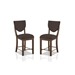 Raven Padded Counter Height Chairs - Set of Two - FOA1111